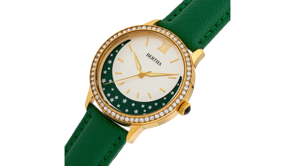Bertha Dolly Leather-Band Watch - Image 10