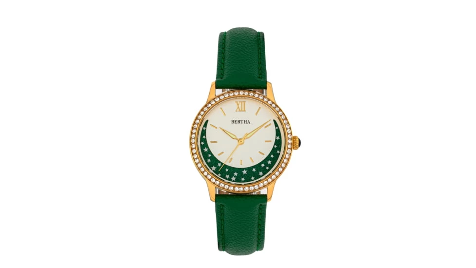 Bertha Dolly Leather-Band Watch - Image 5