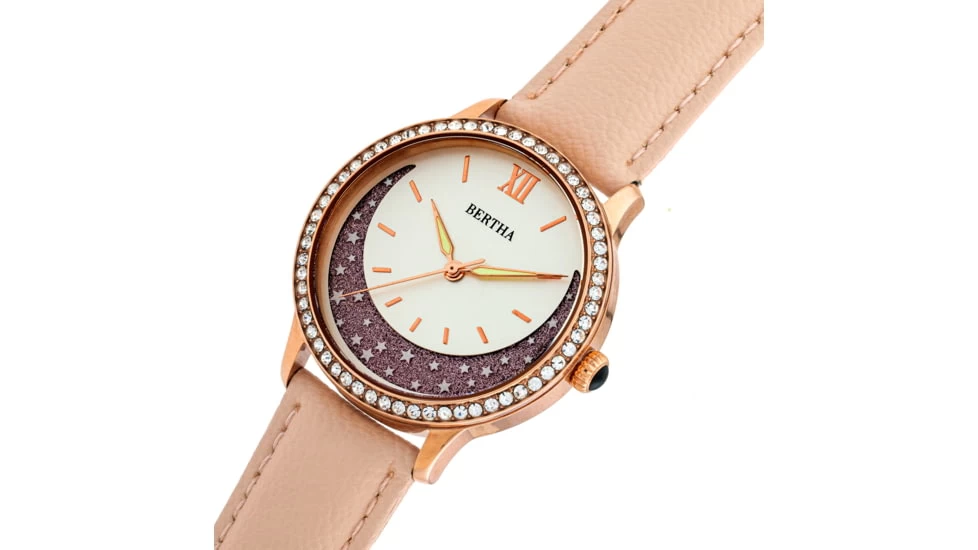 Bertha Dolly Leather-Band Watch - Image 13