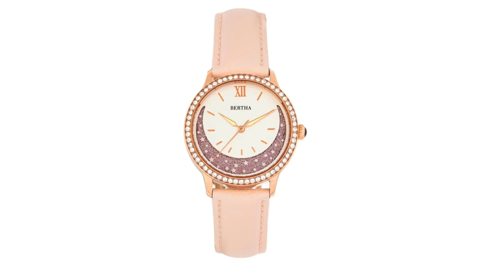 Bertha Dolly Leather-Band Watch - Image 6