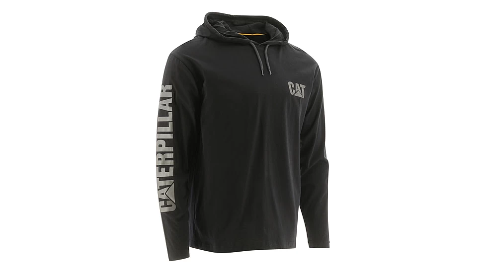 Caterpillar UPF Hooded Banner Long Sleeve Tee - Men's - Image 4