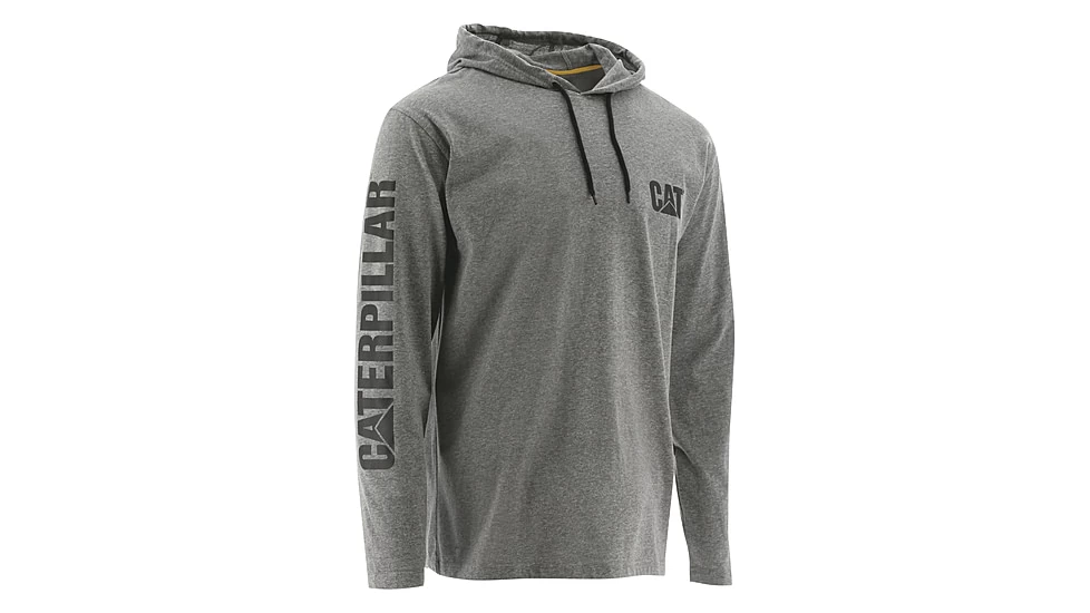 Caterpillar UPF Hooded Banner Long Sleeve Tee - Men's