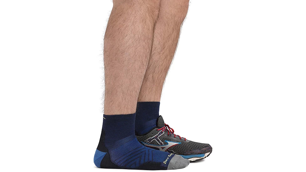 Darn Tough Run Quarter Ultra-Lightweight Running Socks - Men's - Image 6