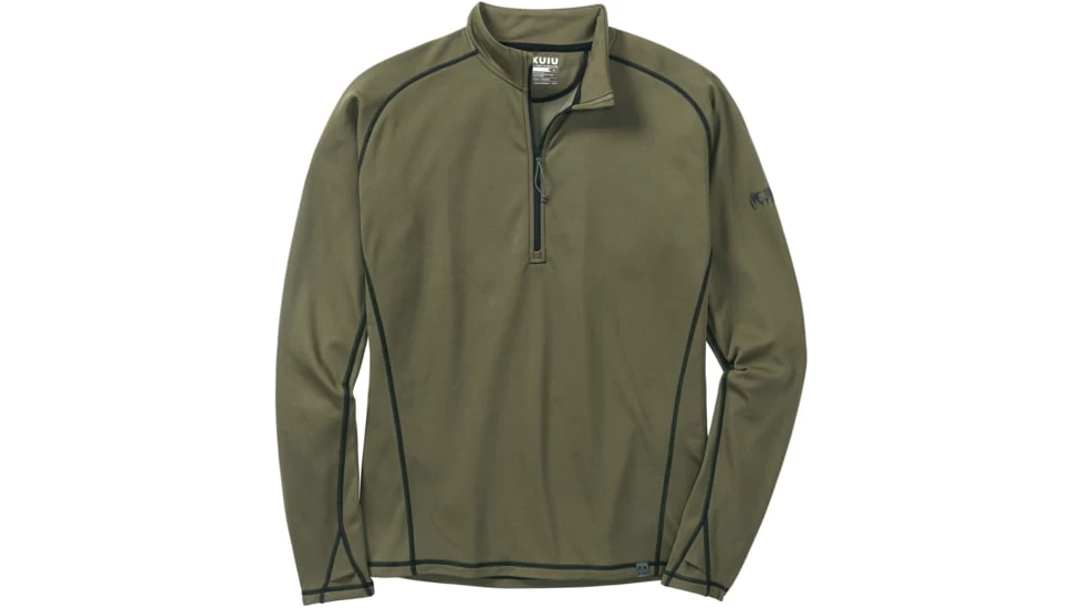 Kuiu Peloton 97 Fleece Zip Hunting Shirt - Men's, Olive, 3XL