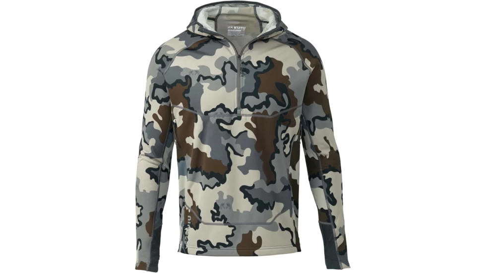 Kuiu StrongFleece Hybrid 260 Zip-T Hunting Hoodie - Men's, Vias, Small