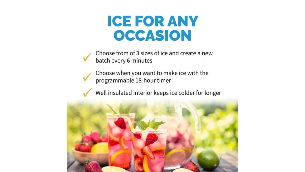 NewAir 50 Lbs Countertop Ice Maker - Image 7