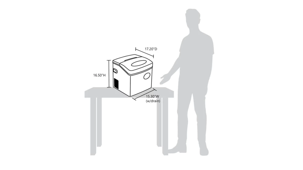 NewAir 50 Lbs Countertop Ice Maker - Image 6