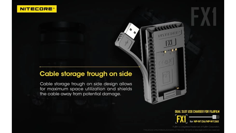 Nitecore FX1 Digital USB Travel Battery Charger - Image 13