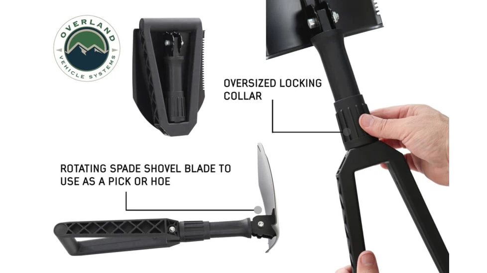 Overland Vehicle Systems Multi Functional Military Style Utility Shovel - Image 5