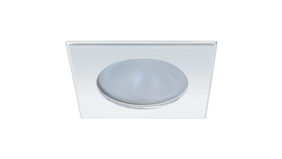 Quick Blake XP Downlight LED, 4W, Spring Mounted, Square Bezel, Round Daylight Light