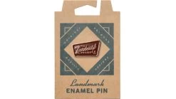 The Landmark Project Trail Sign Enamel Pin