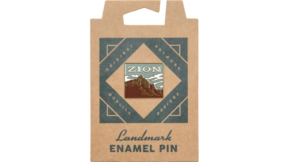 The Landmark Project Zion National Park Enamel Pin